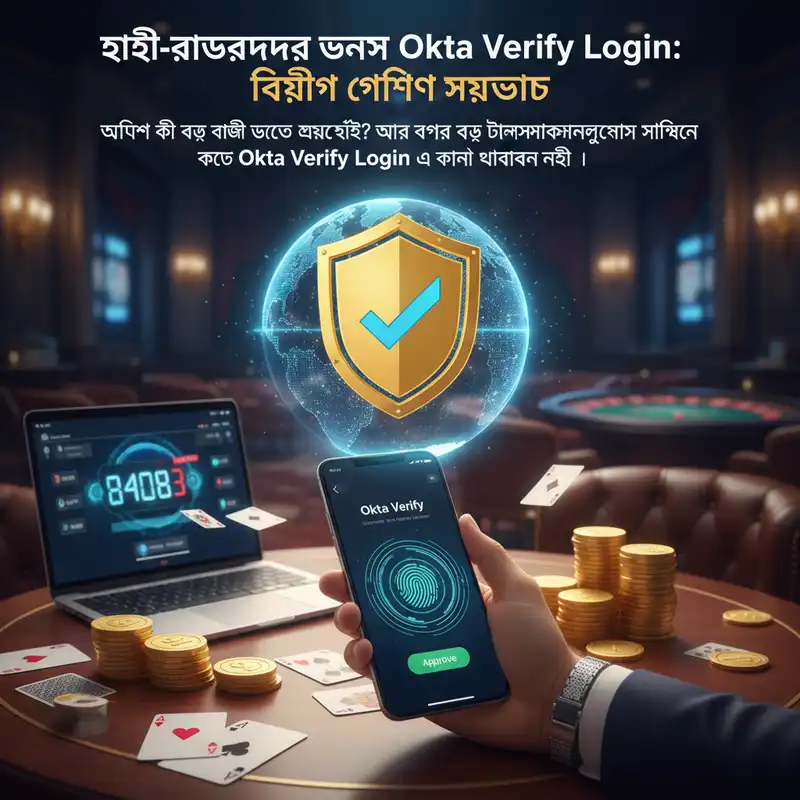 Okta Verify Login High Roller Security Banner